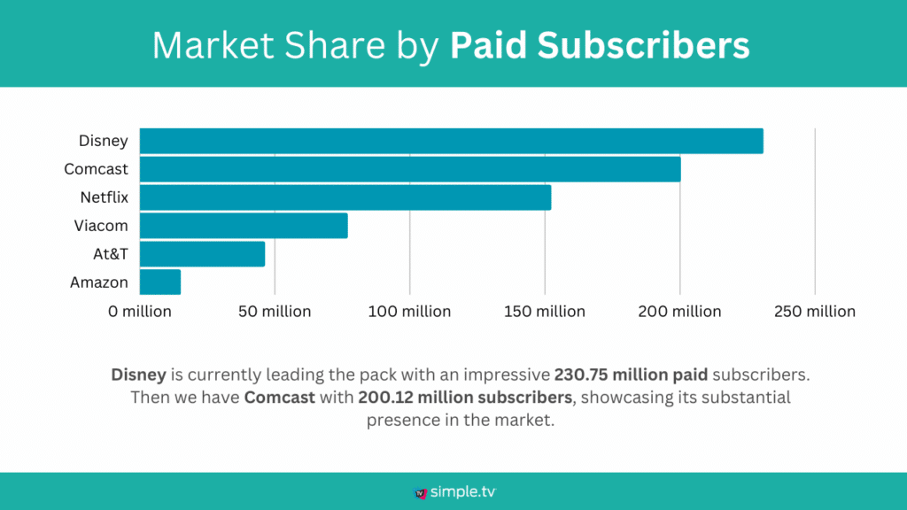 Market Share by Paid Subscribers